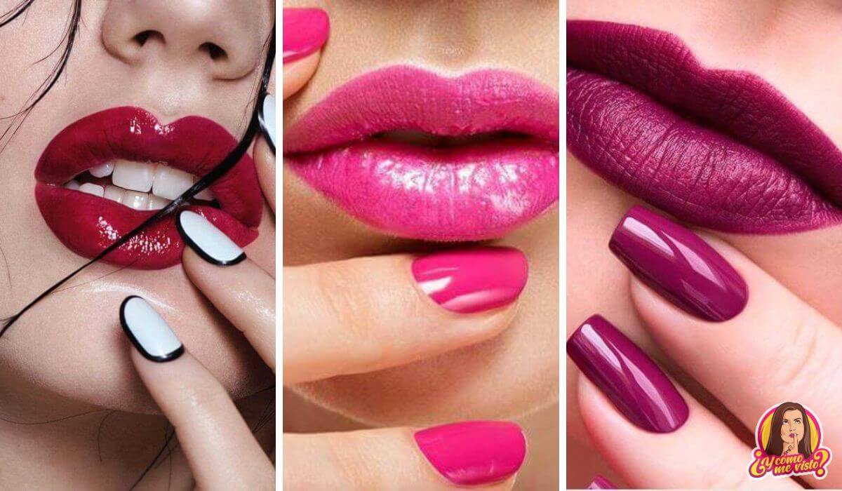 ¡COMBINA TUS UÑAS CON TUS LABIOS CON ESTAS IDEAS!