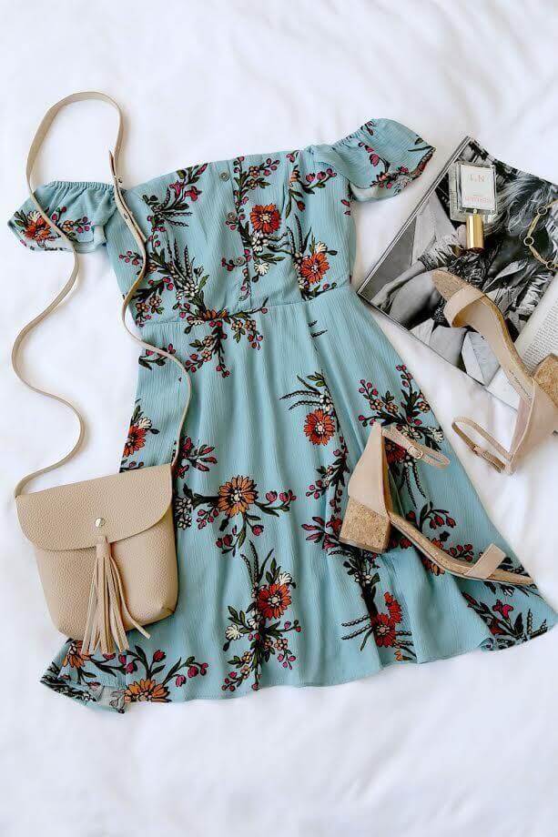 combinar vestidos cortos con zapatos